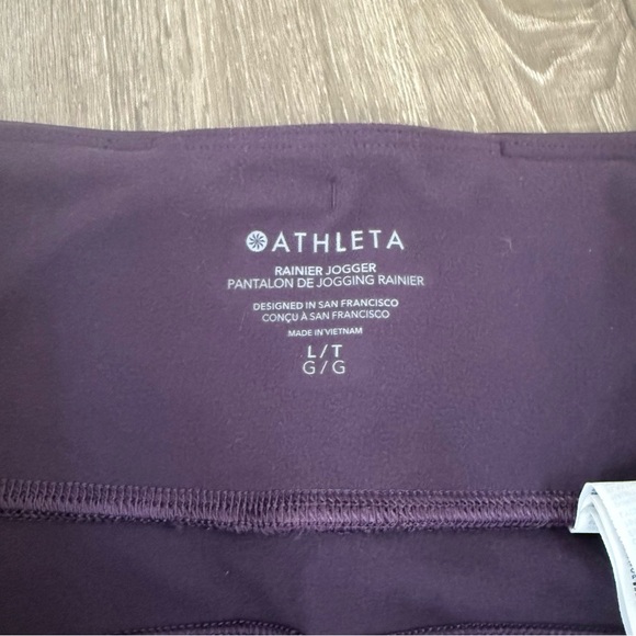 Athleta Large Tall Rainier Mid Rise Jogger Iris Tall - Picture 5 of 8